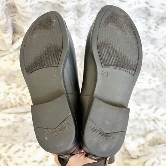 Steve Madden Tsunami Tall Rubber Black/Pink Detail Rain Boots Womens Size 8 - Picture 9 of 11